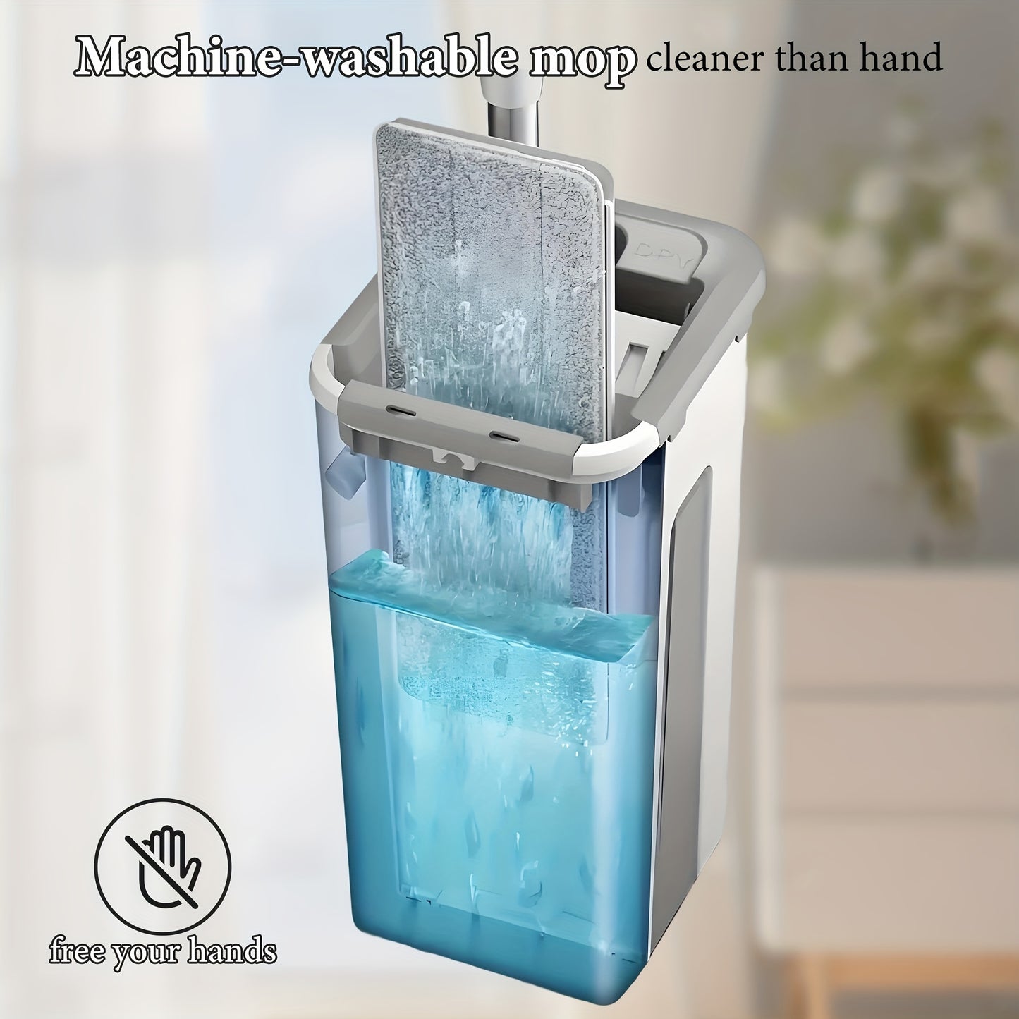 Magic Mop & Bucket Set - 360° Spin, Hands-Free Cleaning