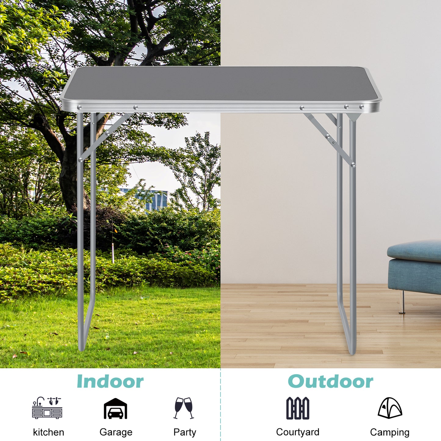 Portable Folding Table: Lightweight & Space-Saving Design