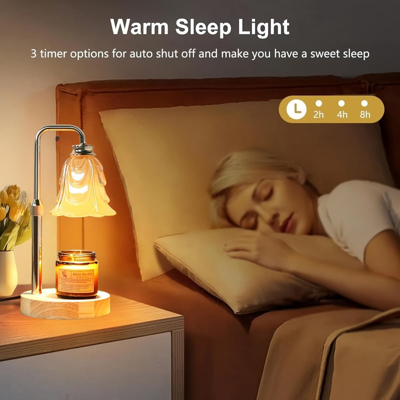 Flameless Candle Warmer with Timer & Dimmer - Wax Melter