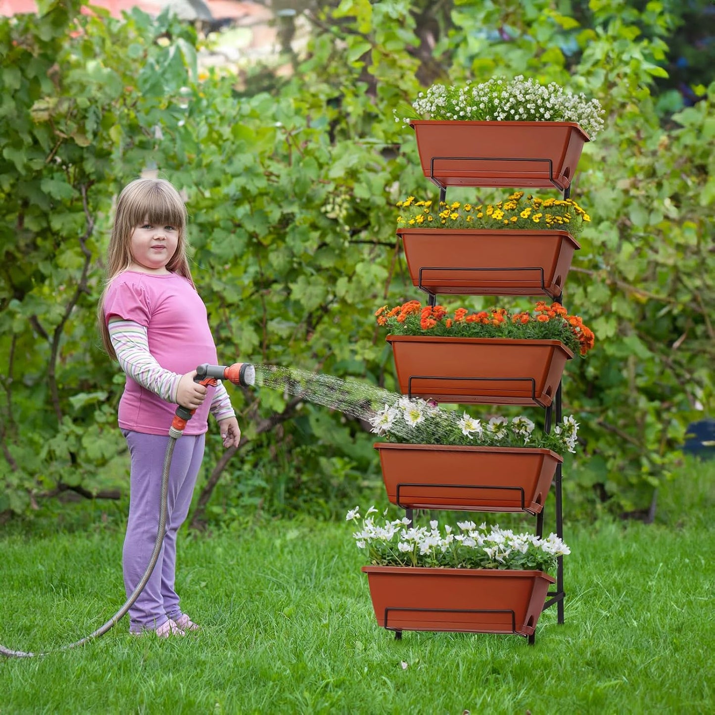 Vertical Garden Bed - Space-Saving Herb & Flower Planter