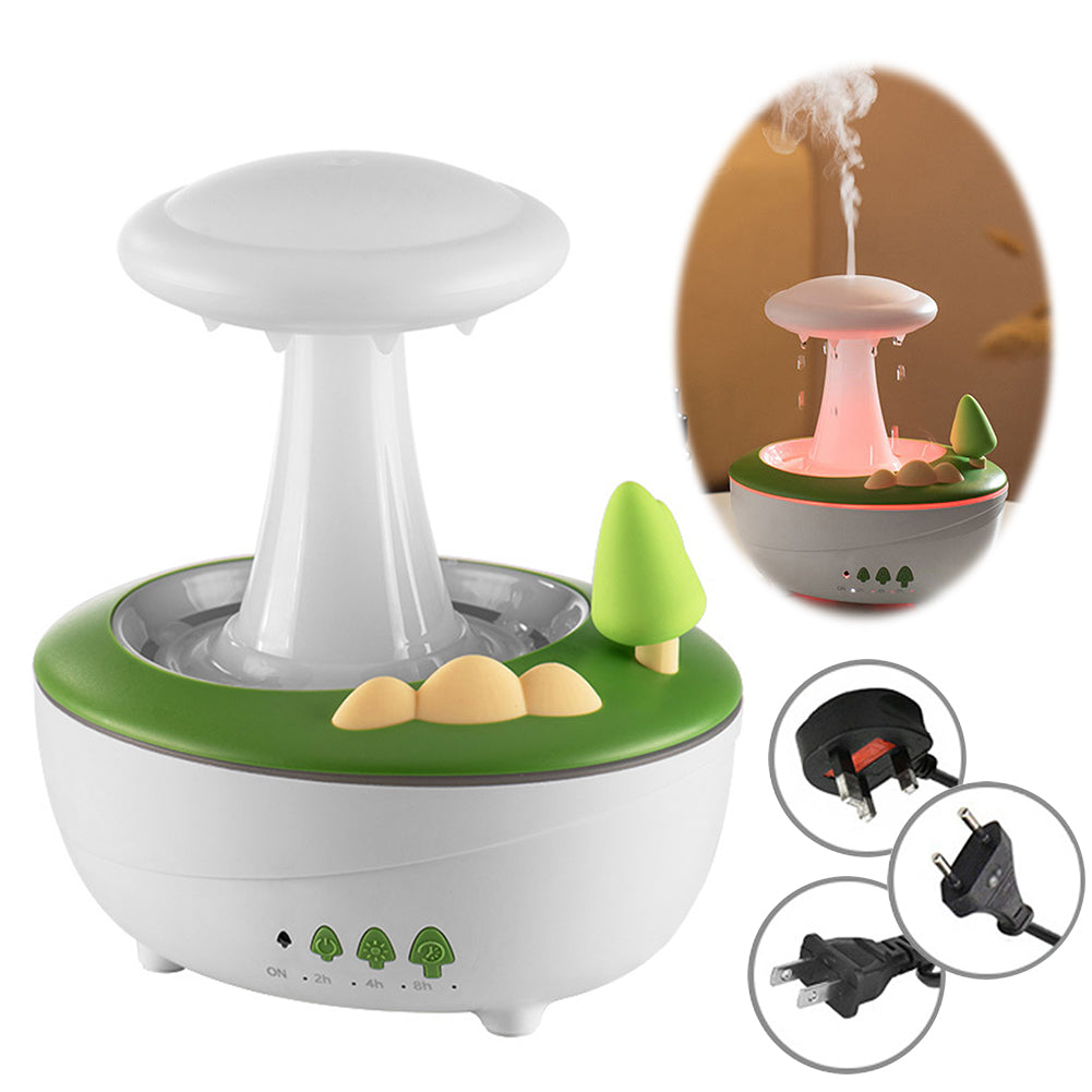 Aromatic Lamp Humidifier: Sound-Activated Mushroom Diffuser