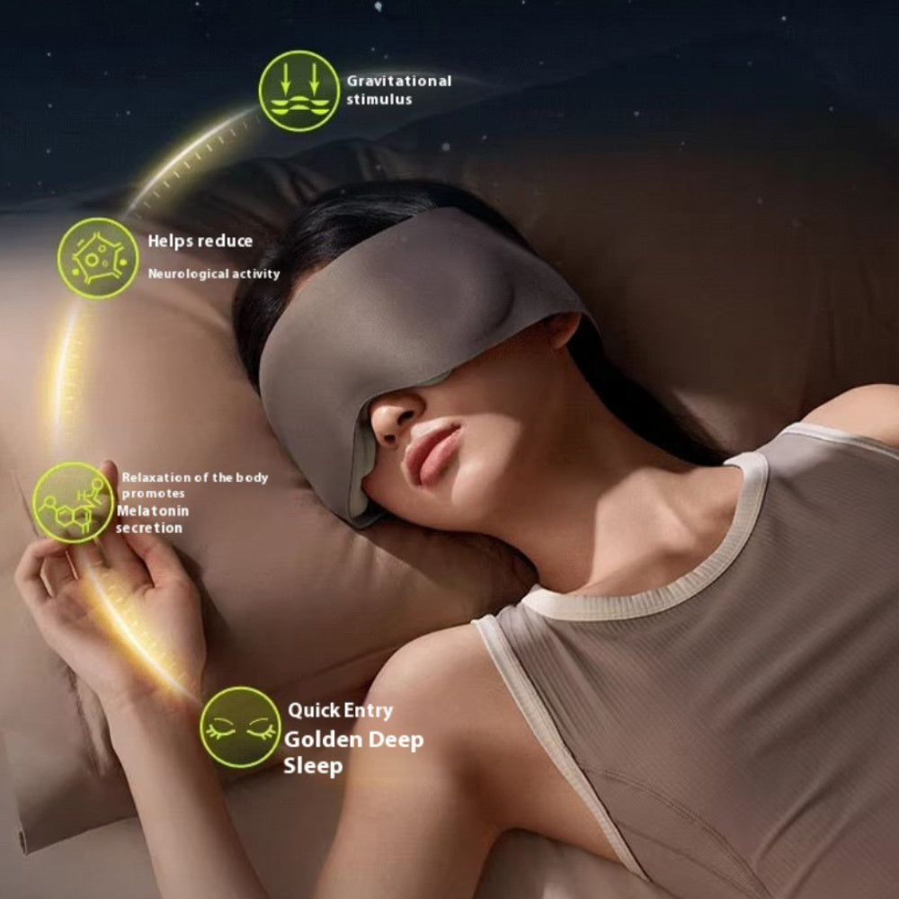 Gravity Blackout Weighted Eye Mask for Sleep & Relaxation