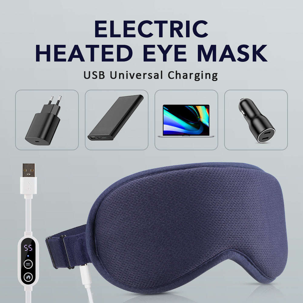 Hot Compress Eye Massager - Relieve Strain & Dark Circles