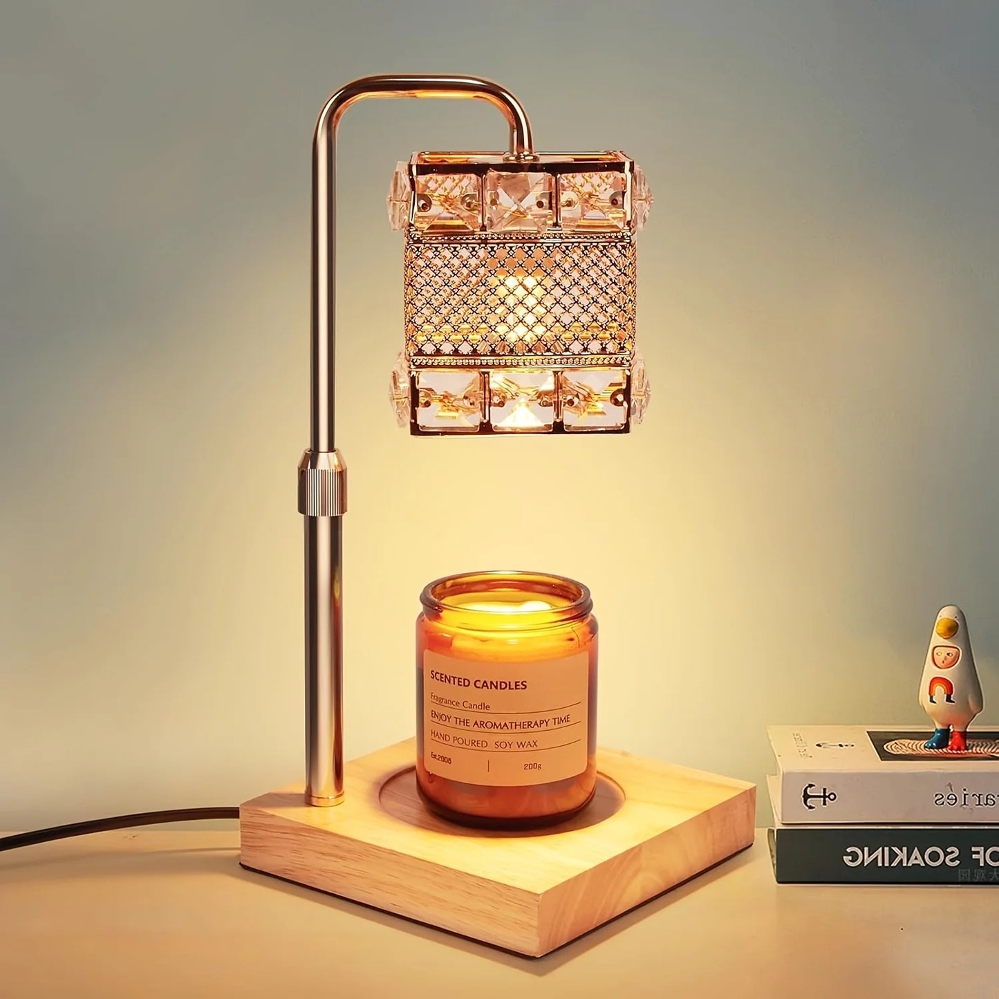 Flameless Candle Warmer with Timer & Dimmer - Wax Melter