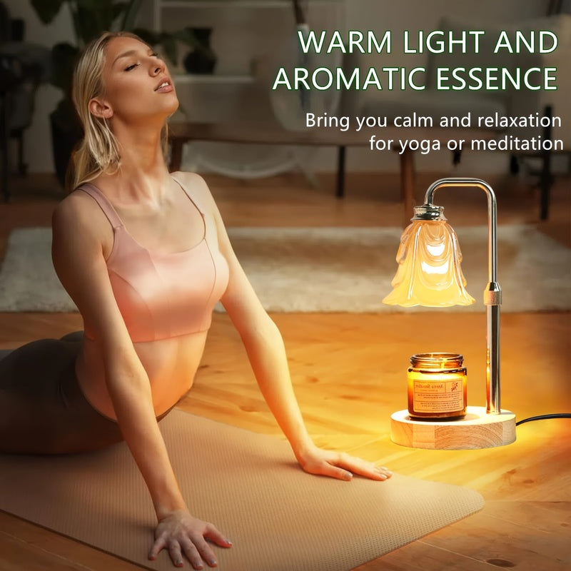 Flameless Candle Warmer with Timer & Dimmer - Wax Melter