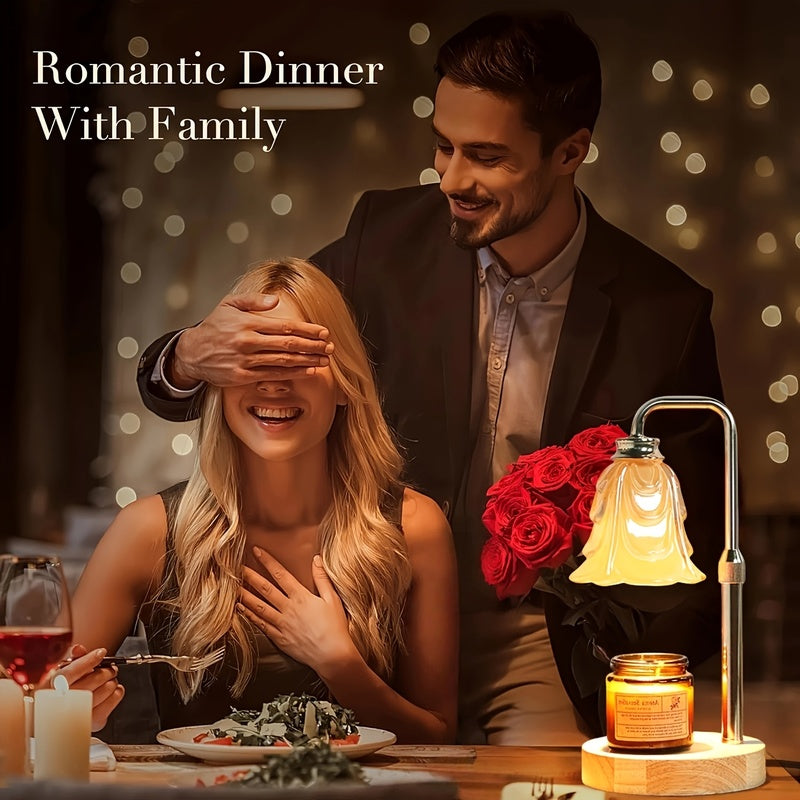 Flameless Candle Warmer with Timer & Dimmer - Wax Melter