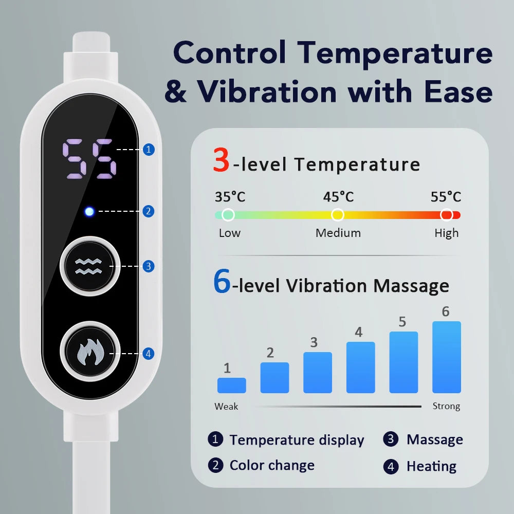 Hot Compress Eye Massager - Relieve Strain & Dark Circles