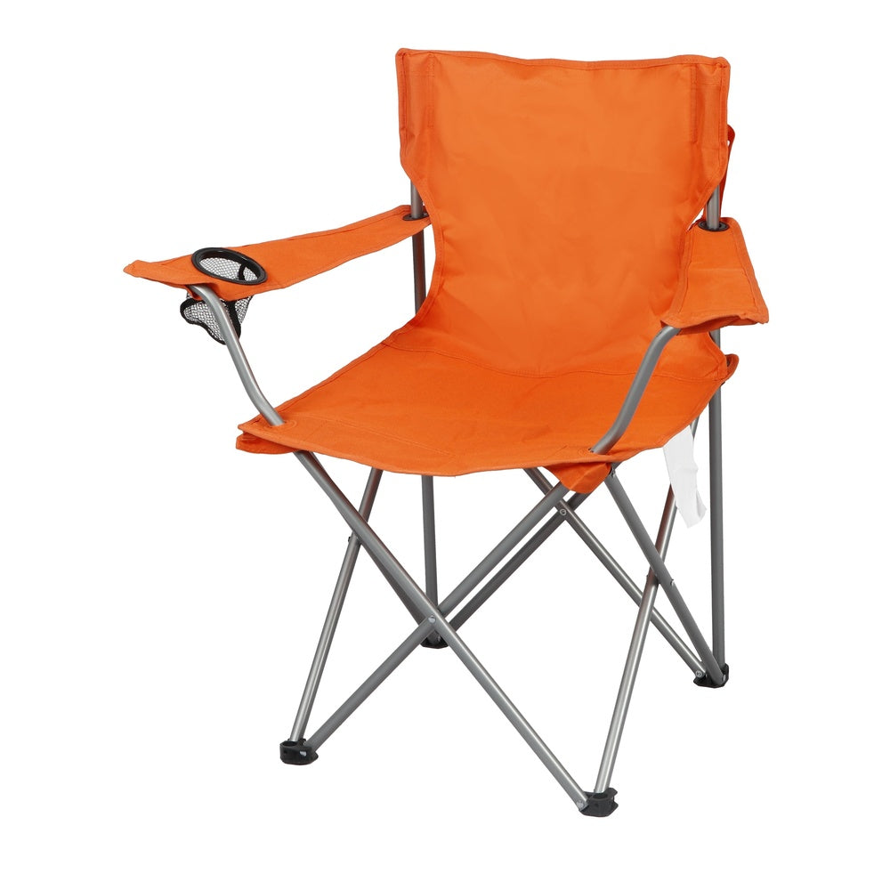 Folding Camp Chairs 2-Pack with Cup Holder - Portable & Durable
