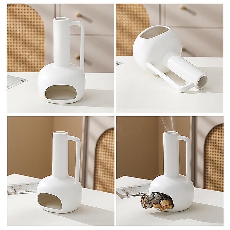 Ceramic Santo Burner: Modern Incense Holder for Meditation