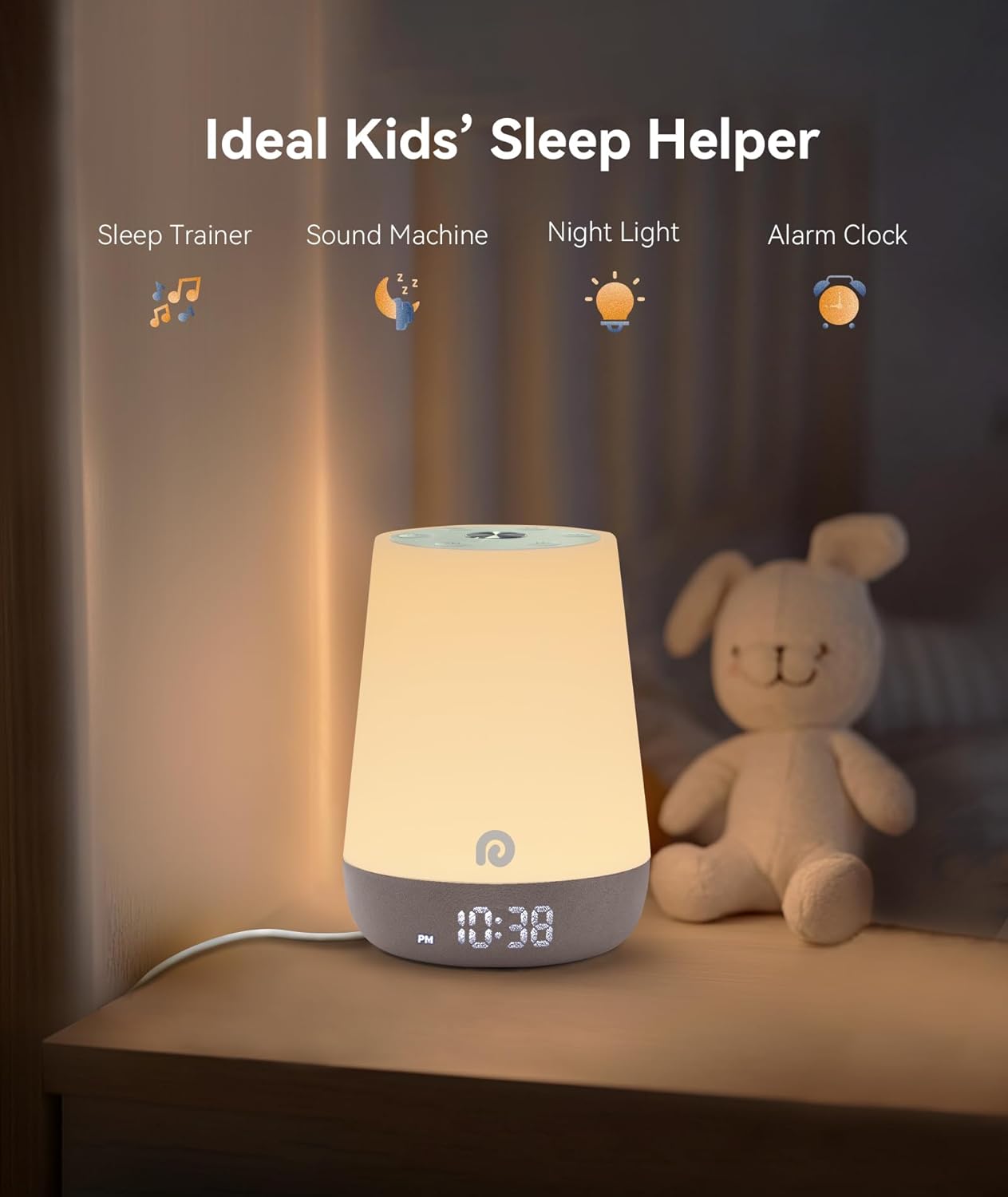 Dreamegg Sound Machine Baby - 34 Soothing Sounds & Night Light