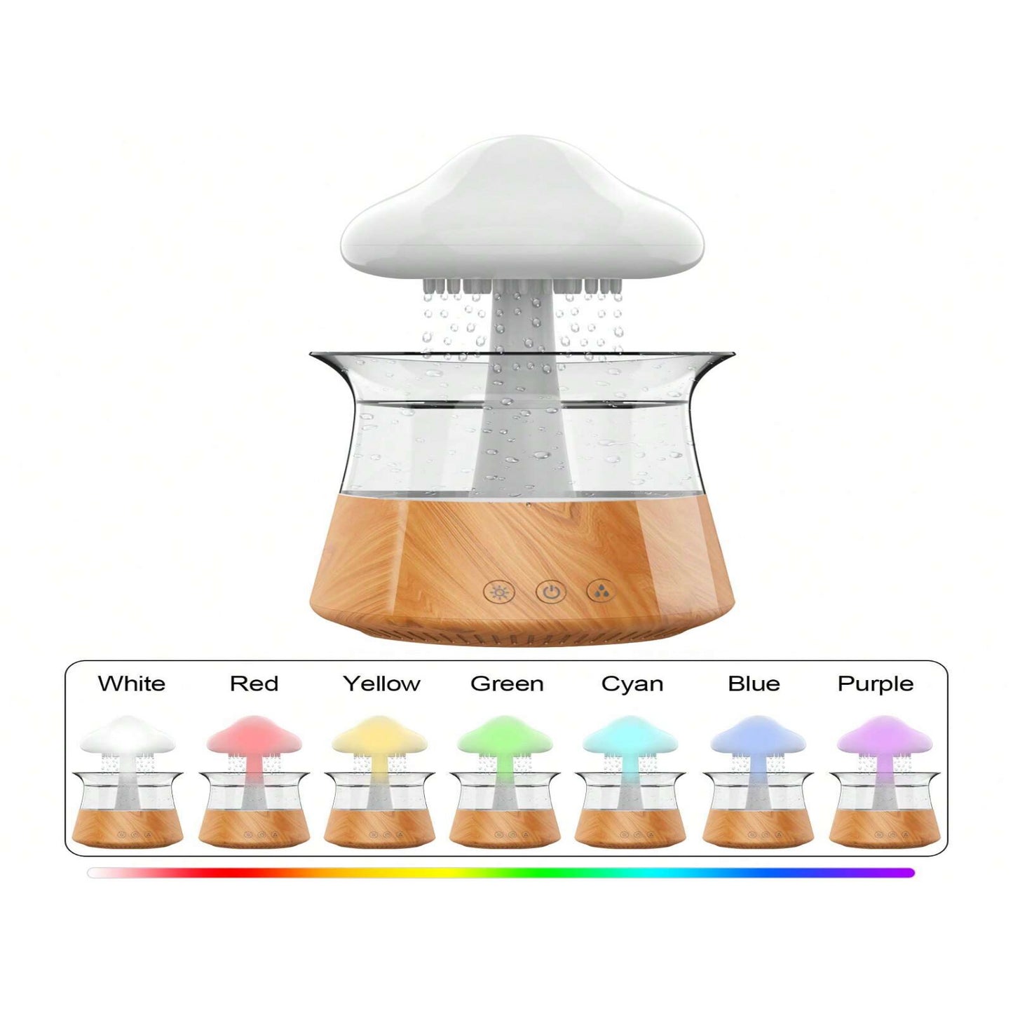 White Noise Aromatherapy Diffuser - 300ml USB Cloud Humidifier