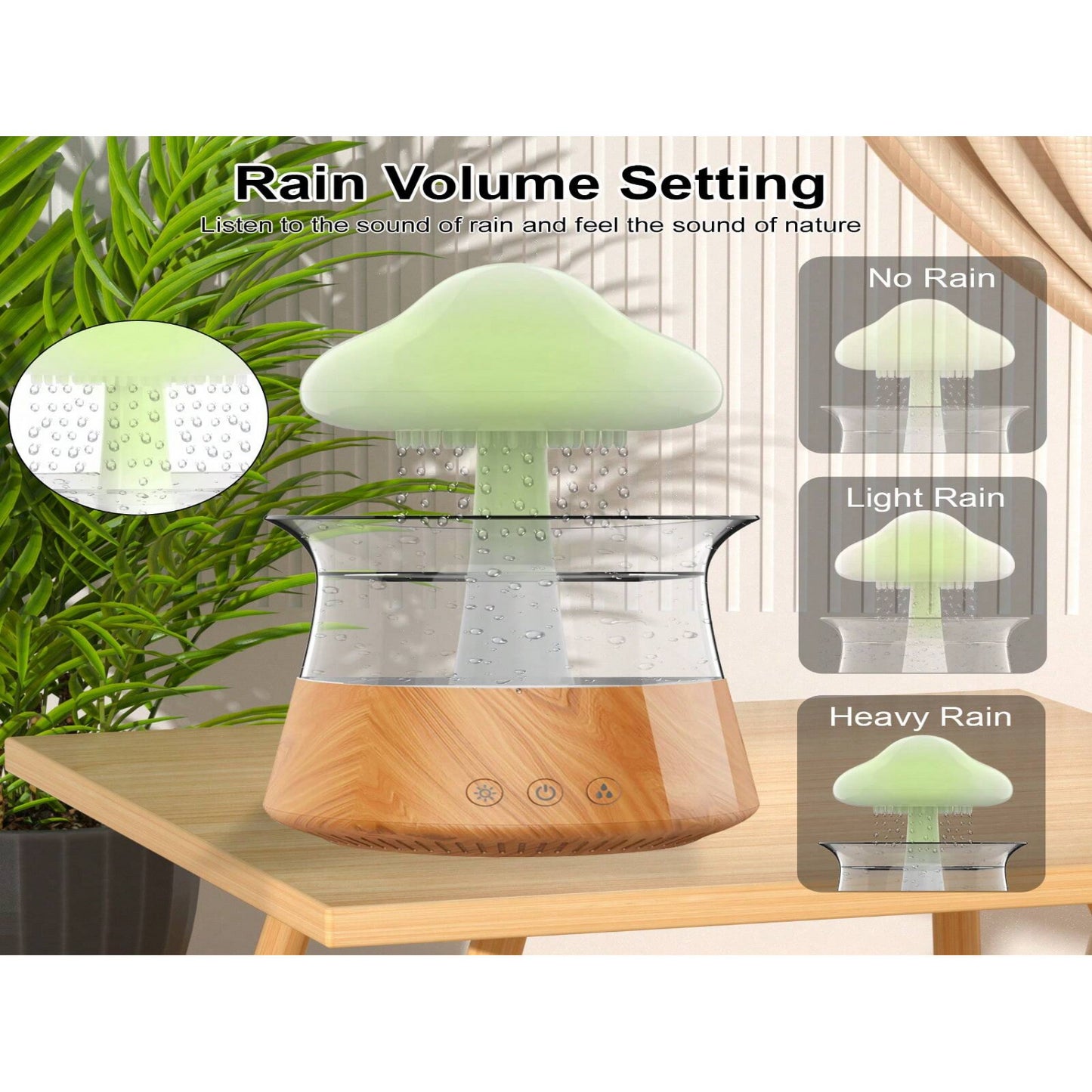 White Noise Aromatherapy Diffuser - 300ml USB Cloud Humidifier
