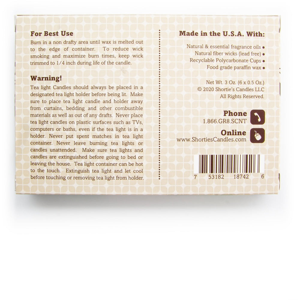 Carnation Scented Tealights - 24 Pack, 5-Hour Burn, Essential Oils