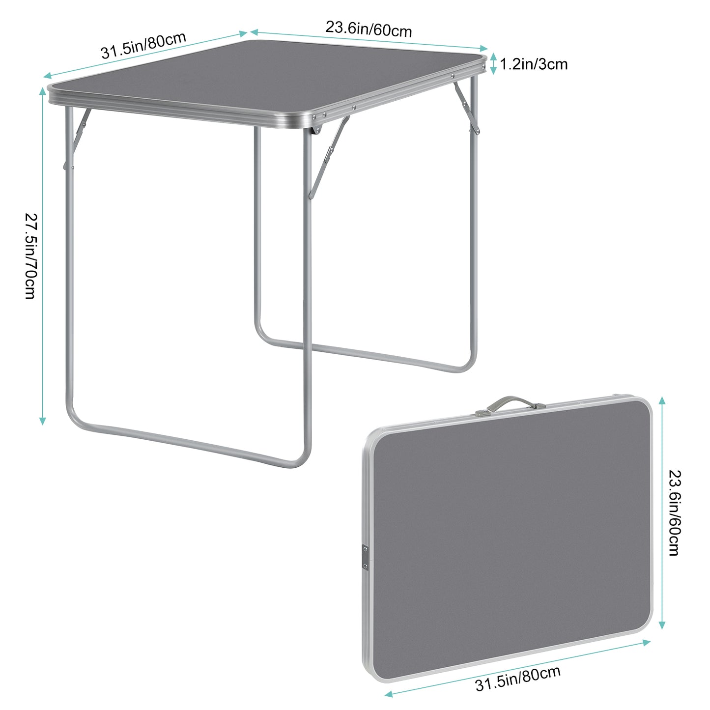 Portable Folding Table: Lightweight & Space-Saving Design