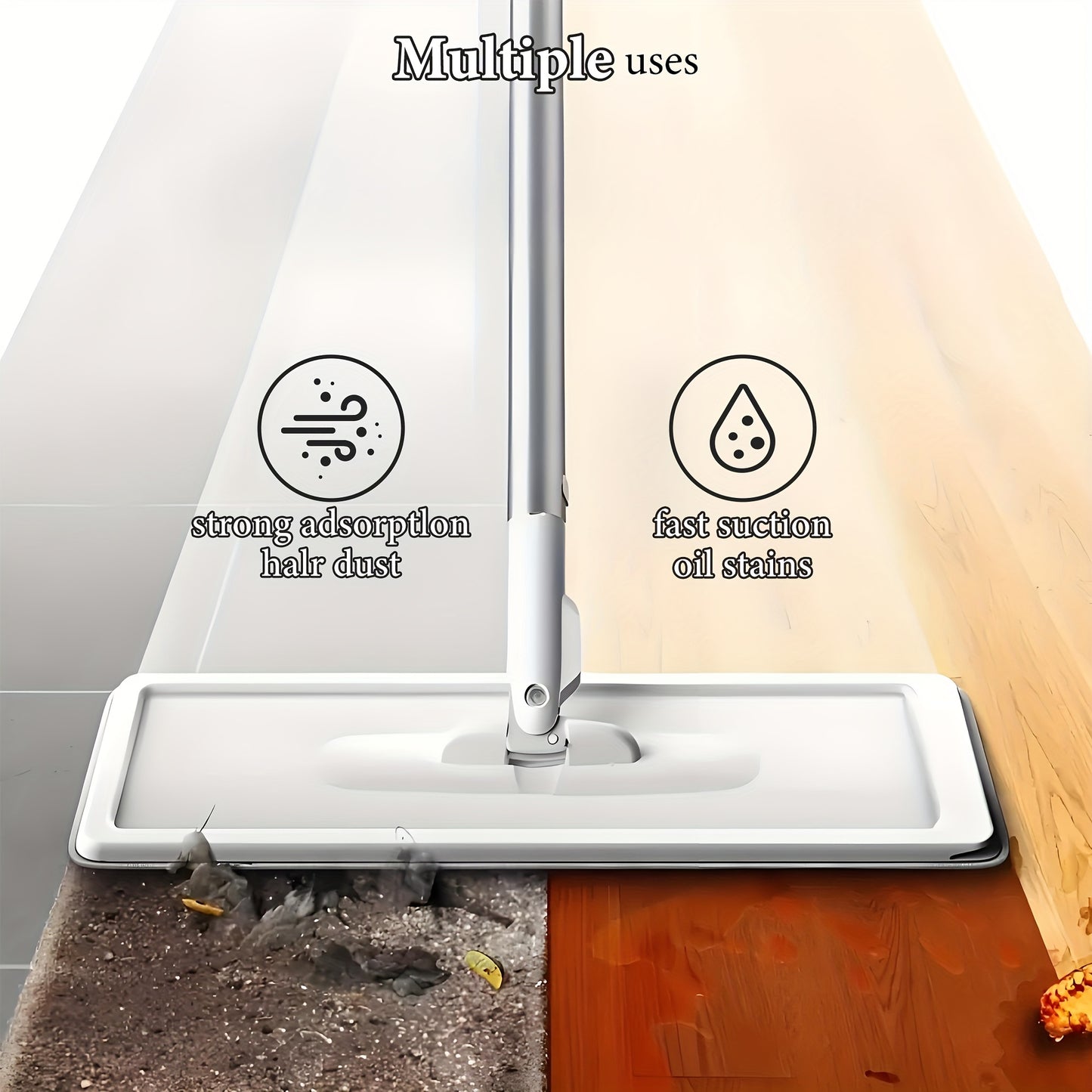 Magic Mop & Bucket Set - 360° Spin, Hands-Free Cleaning