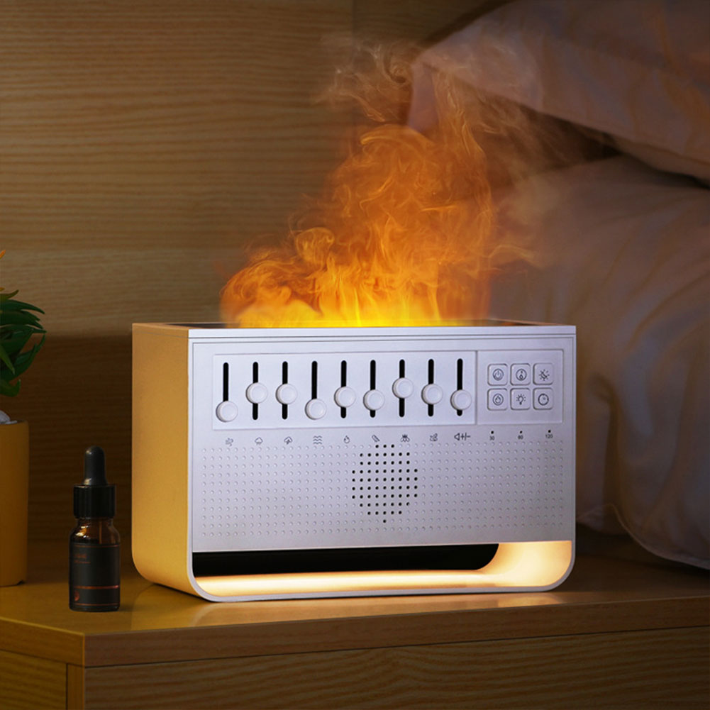 White Noise Machine & Oil Diffuser with BT Speaker & Night Light