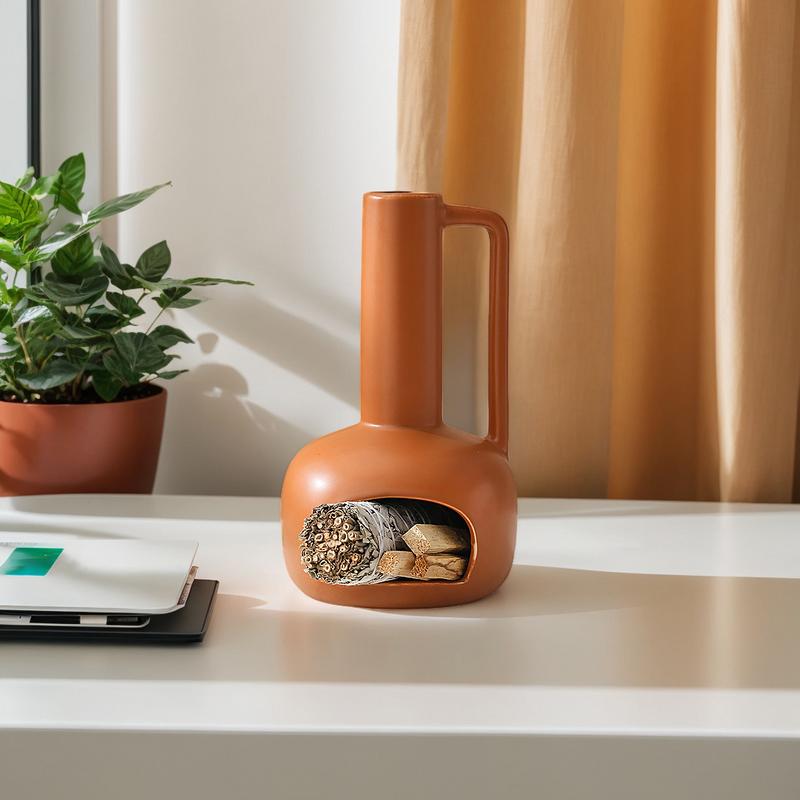 Ceramic Santo Burner: Modern Incense Holder for Meditation