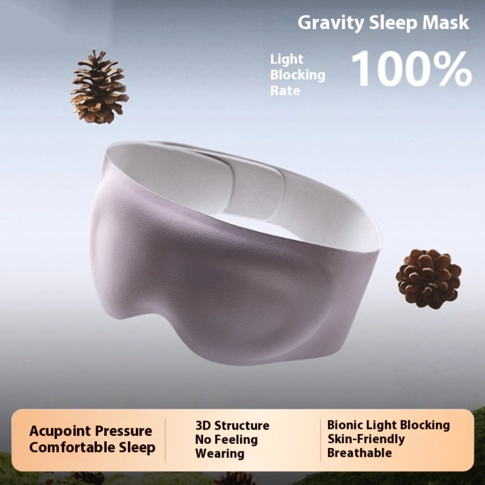 Gravity Blackout Weighted Eye Mask for Sleep & Relaxation