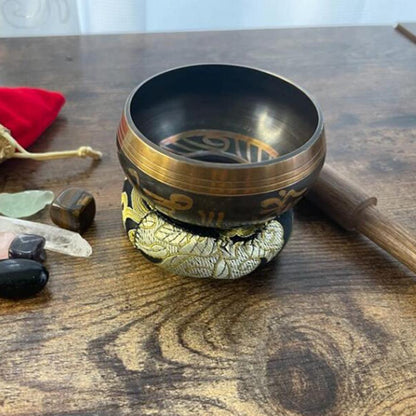 Tibetan Singing Bowl Set - Yoga Meditation Sound Therapy
