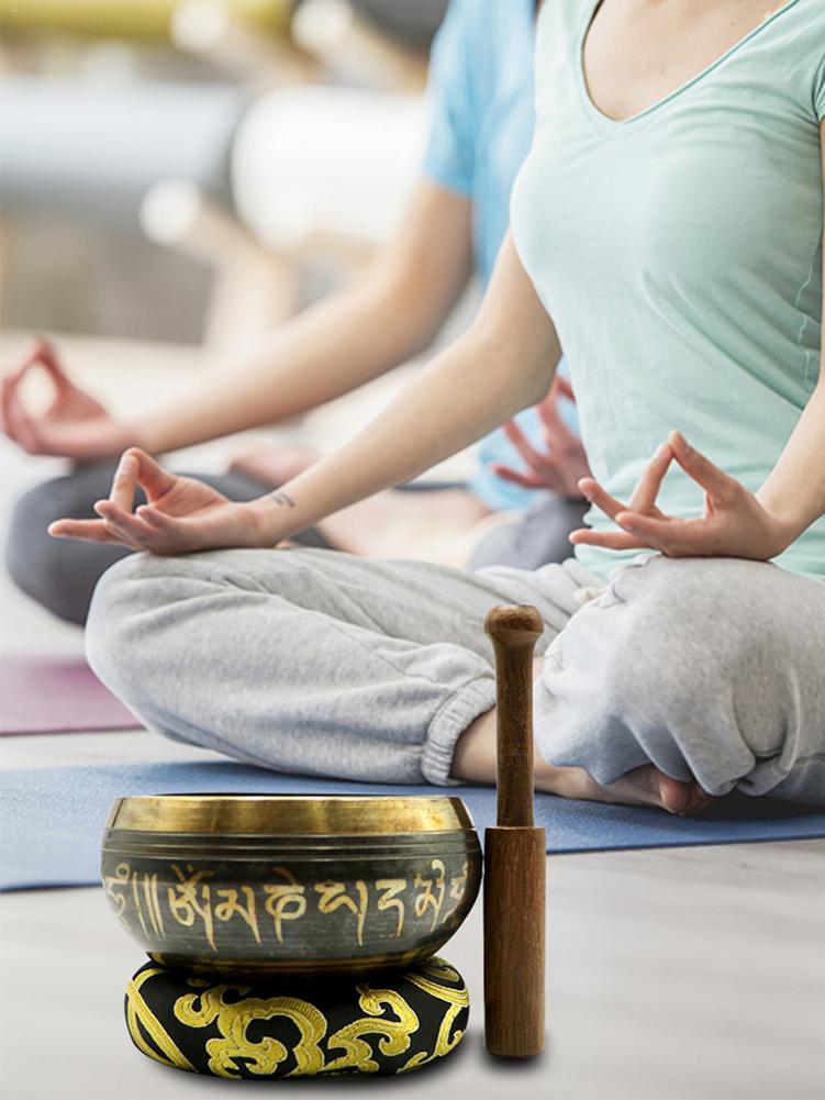 Tibetan Singing Bowl Set - Yoga Meditation Sound Therapy