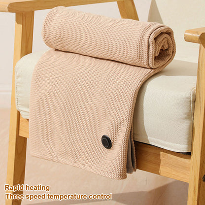 USB Heated Blanket Shawl - 3-Level Warmth, Portable Comfort