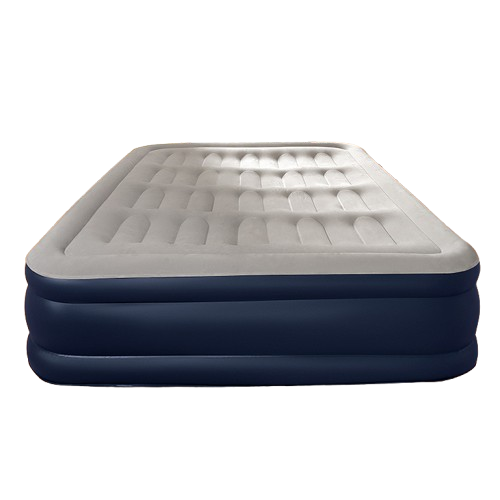 PVC Inflatable Mattress with Built-In Pump - 1-2 Person