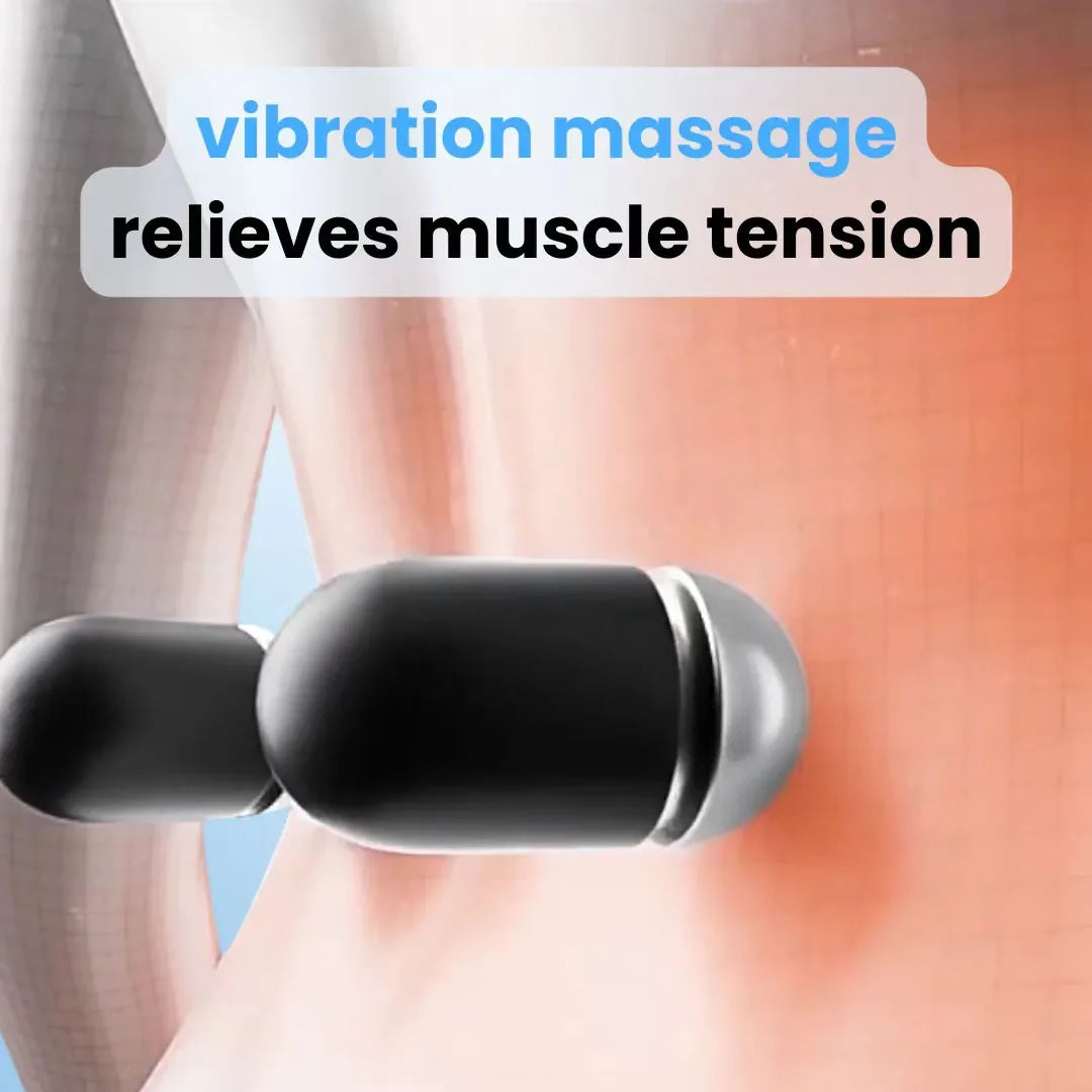 Back Massager 3-in-1: Shiatsu, Heat & Vibration Relief