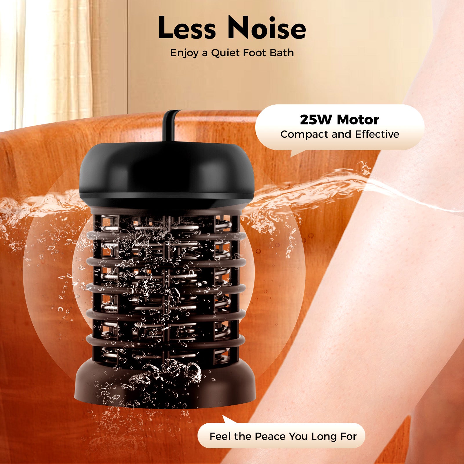 Ionic Detox Foot Bath Machine - Portable Home Spa Kit