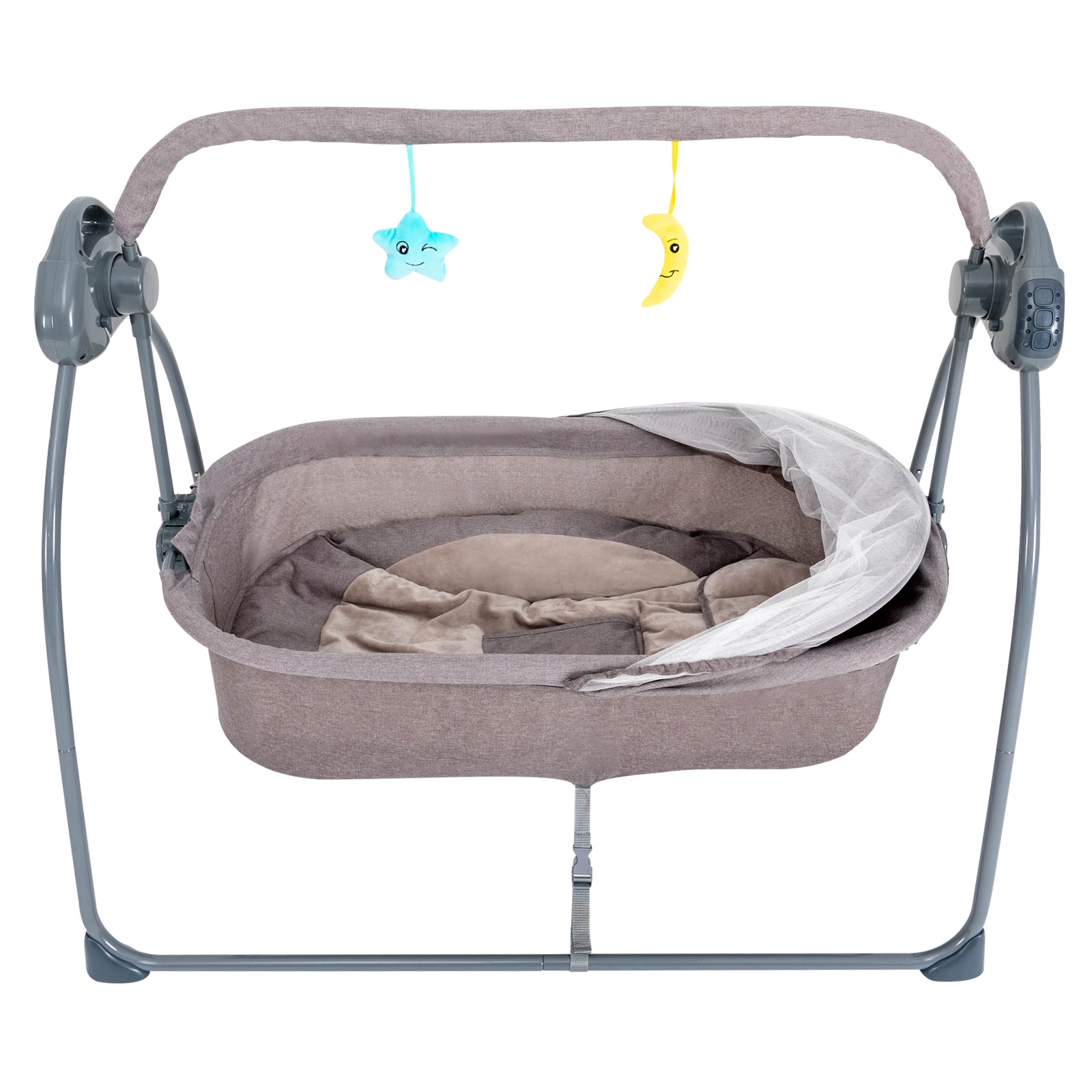 Auto Rocking Baby Cradle: 5-Speed Electric Swing Bed