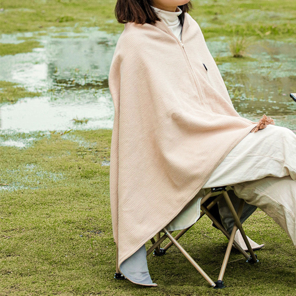 USB Heated Blanket Shawl - 3-Level Warmth, Portable Comfort