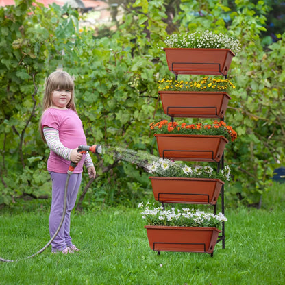 Vertical Garden Bed - Space-Saving Herb & Flower Planter