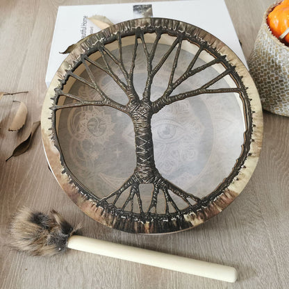 Vegan Shaman Drum - Handmade Sound Healing Tool