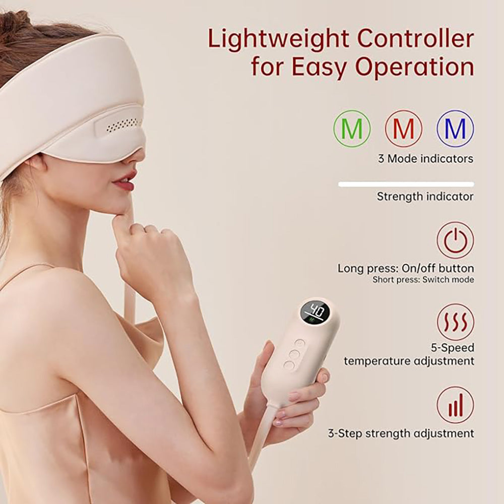 Electric Head Massager with Heat & Airbag Compression
