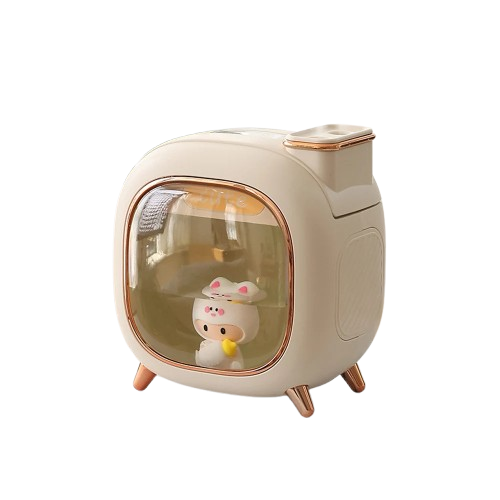 Ultrasonic Humidifier 500ML - Dual Spray & Colorful Lights