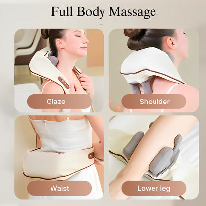 Neck & Shoulder Massager: Cordless Heat for Deep Pain Relief