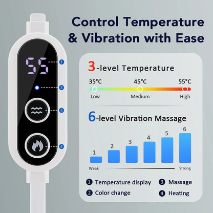Hot Compress Eye Massager - Relieve Strain & Dark Circles