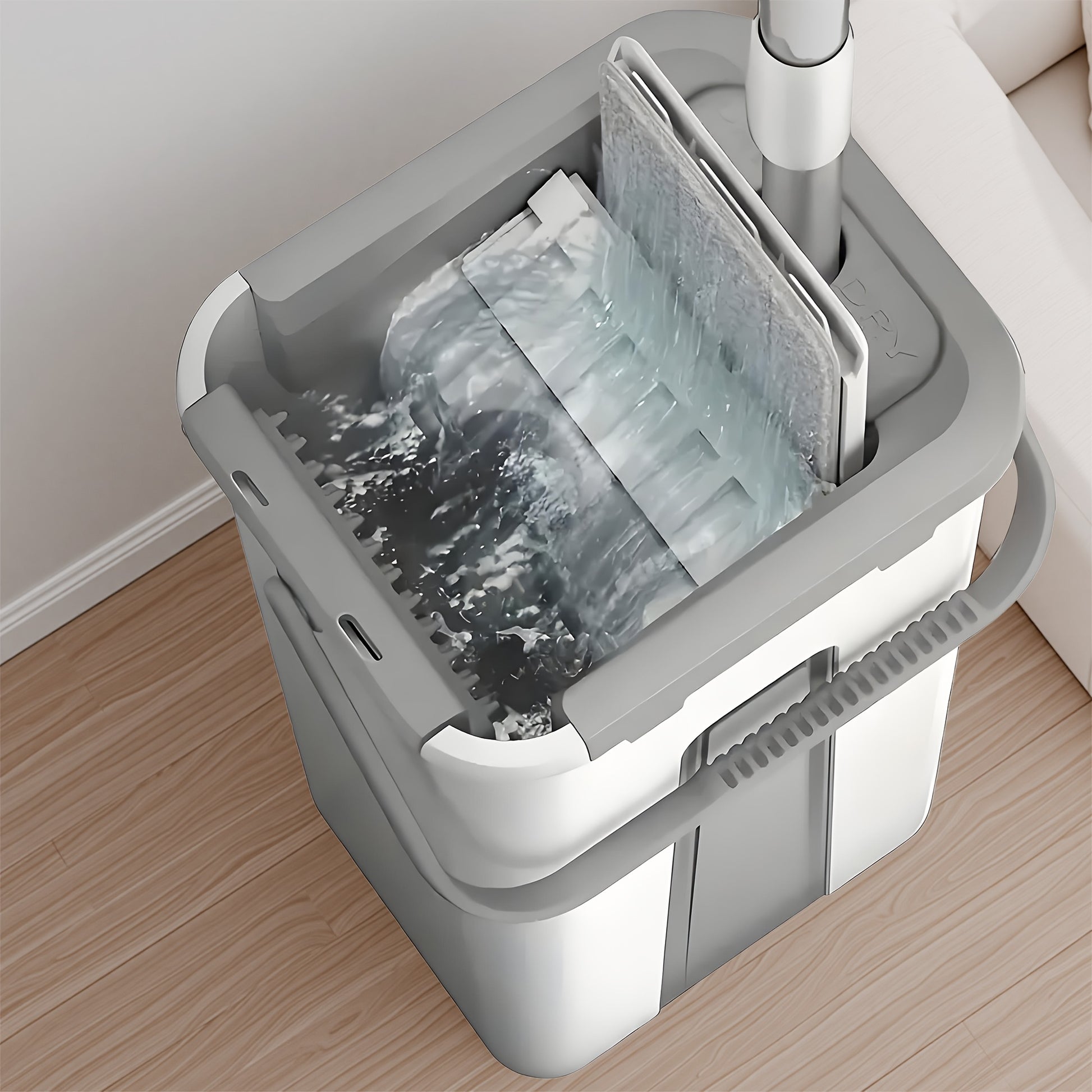 Magic Mop & Bucket Set - 360° Spin, Hands-Free Cleaning
