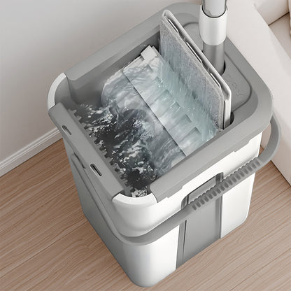 Magic Mop & Bucket Set - 360° Spin, Hands-Free Cleaning