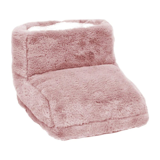 Electric Foot Warmer USB Heated Plush Slippers - Cozy & Washable