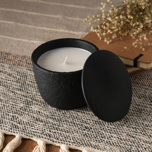 Vanilla Lavender Candle - Ecomix Wax, Wooden Lid, 7oz Relaxation
