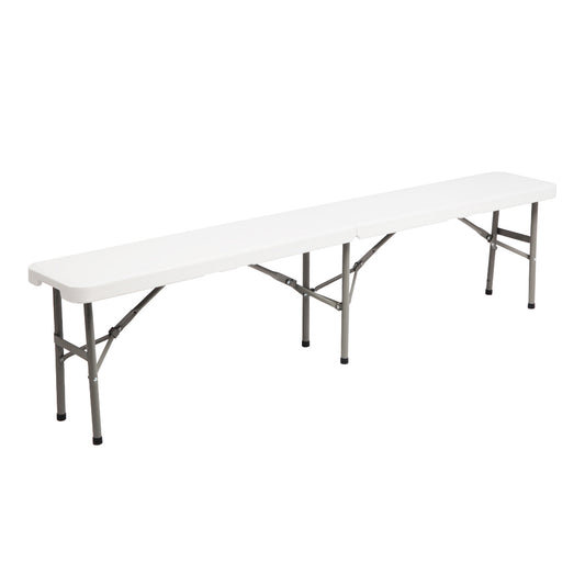 6FT Foldable Outdoor Bench - Durable, Waterproof & Portable