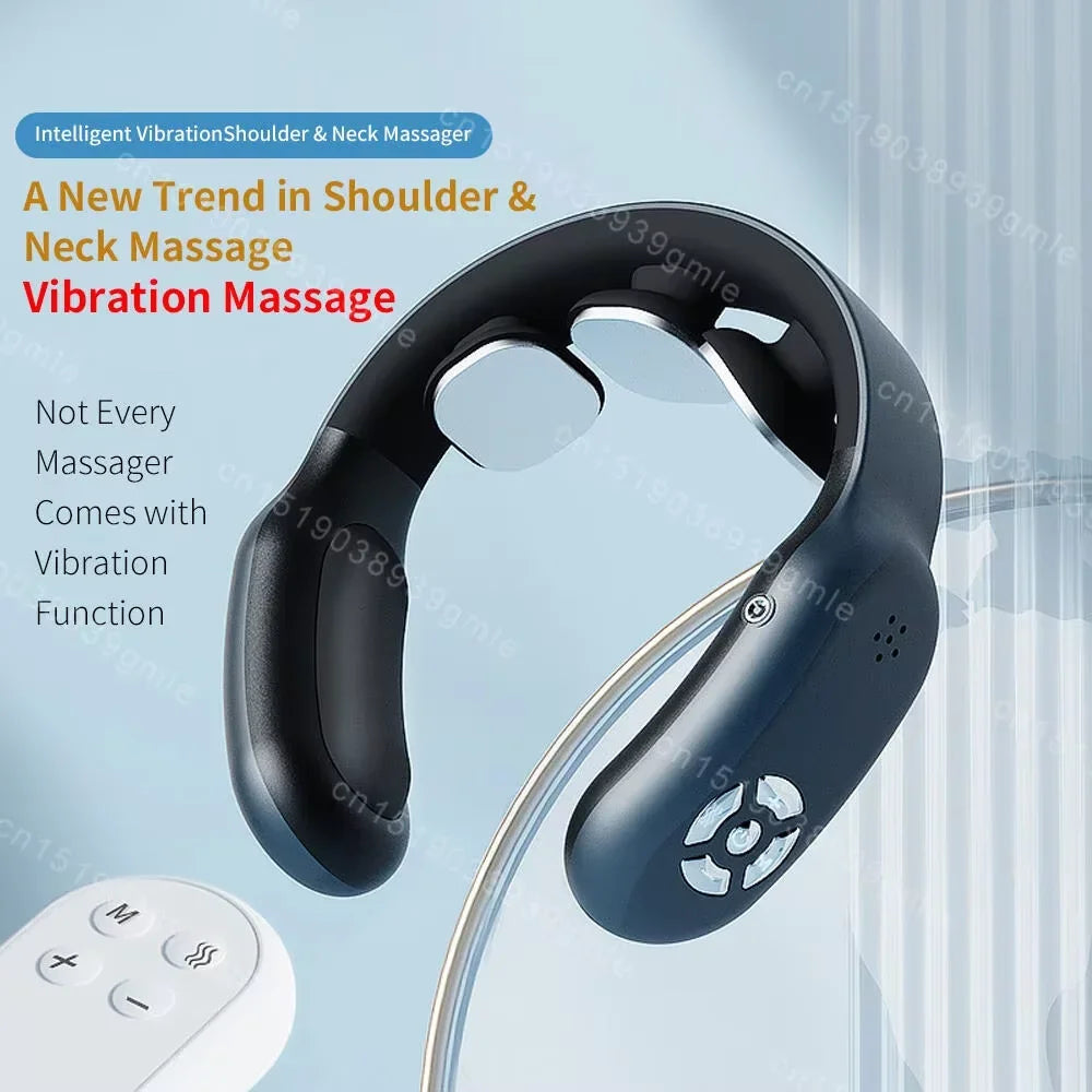 4D Shiatsu Neck Massager with Heat - Cordless & Portable