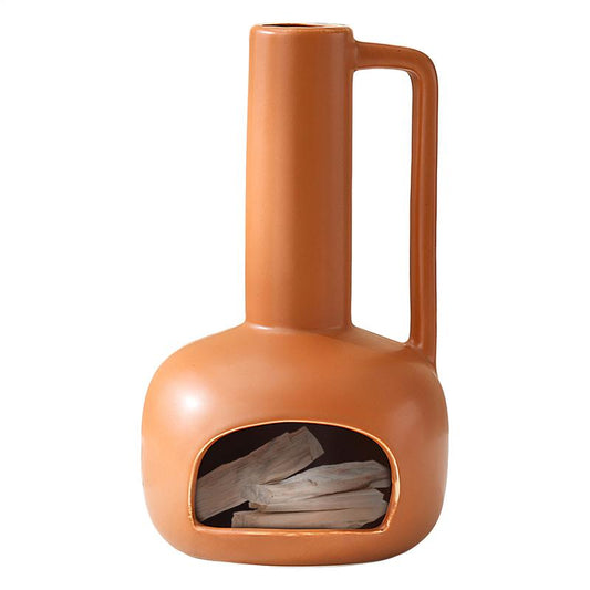 Ceramic Santo Burner: Modern Incense Holder for Meditation