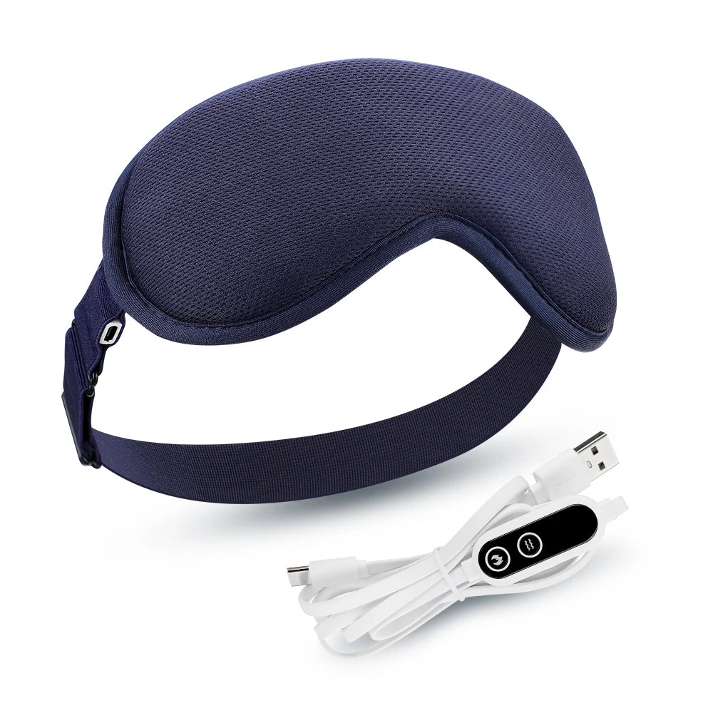 Hot Compress Steam Eye Mask - 3D Massage & Smart Timing
