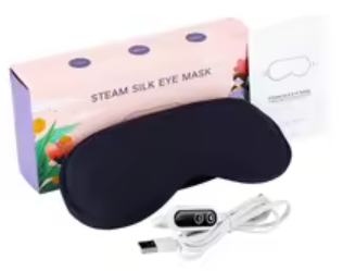 Hot Compress Eye Massager - Relieve Strain & Dark Circles