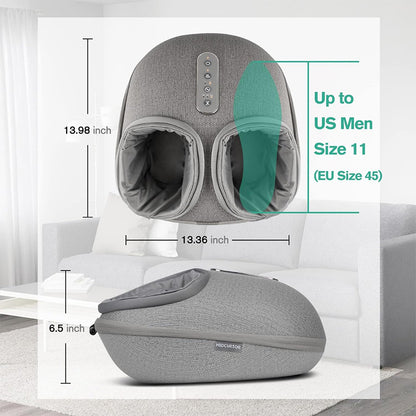 Foot Massager Shiatsu Deep Kneading Heating Therapy Relaxation